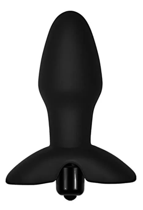 анальная пробка lovetoy silicone rocket teaser, с вибрацией, чёрная в Севастополе