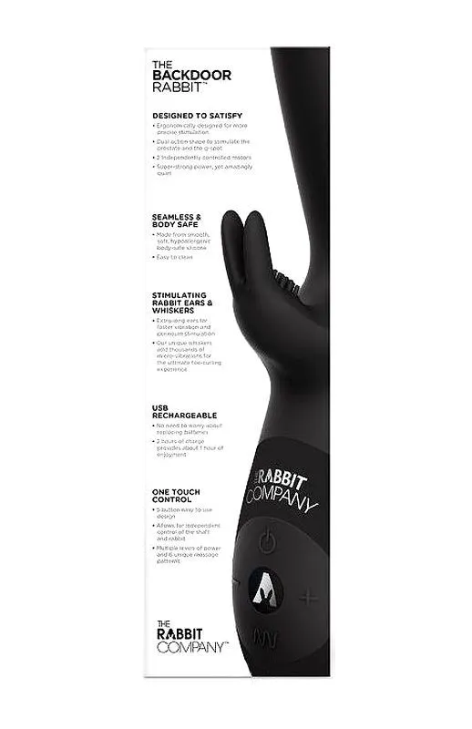 вибратор the rabbit company the backdoor rabbit, чёрный в Севастополе