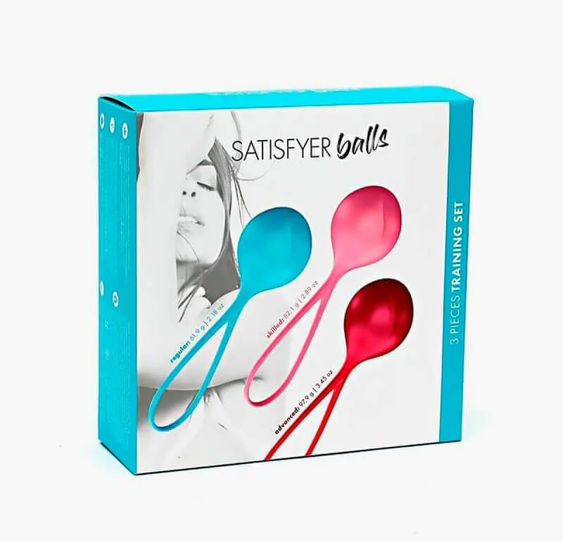 набор из трёх одинарных вагинальных шариков satisfyer balls в Севастополе