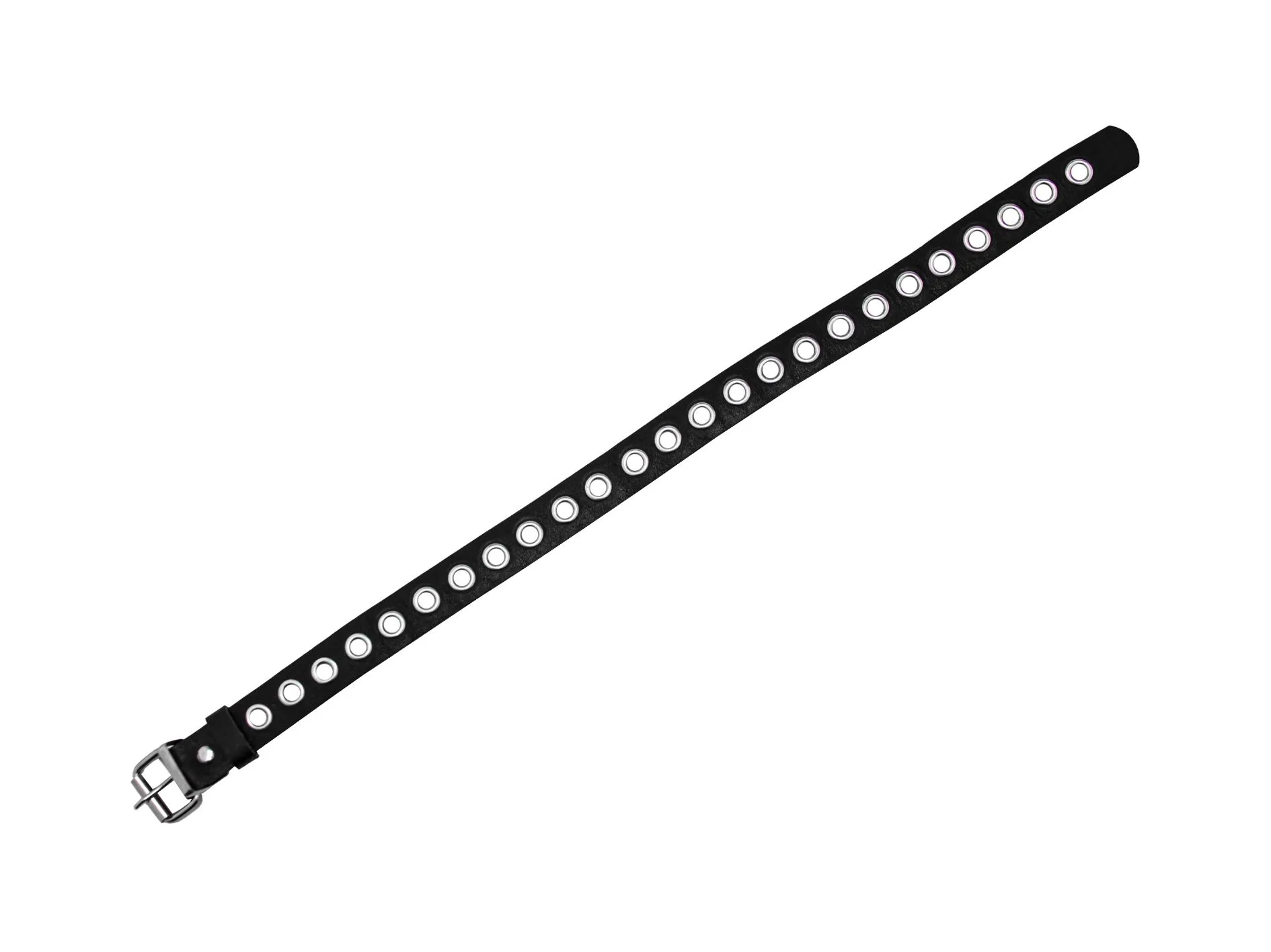 ошейник pinkrabbit с люверсами, чёрный в Севастополе