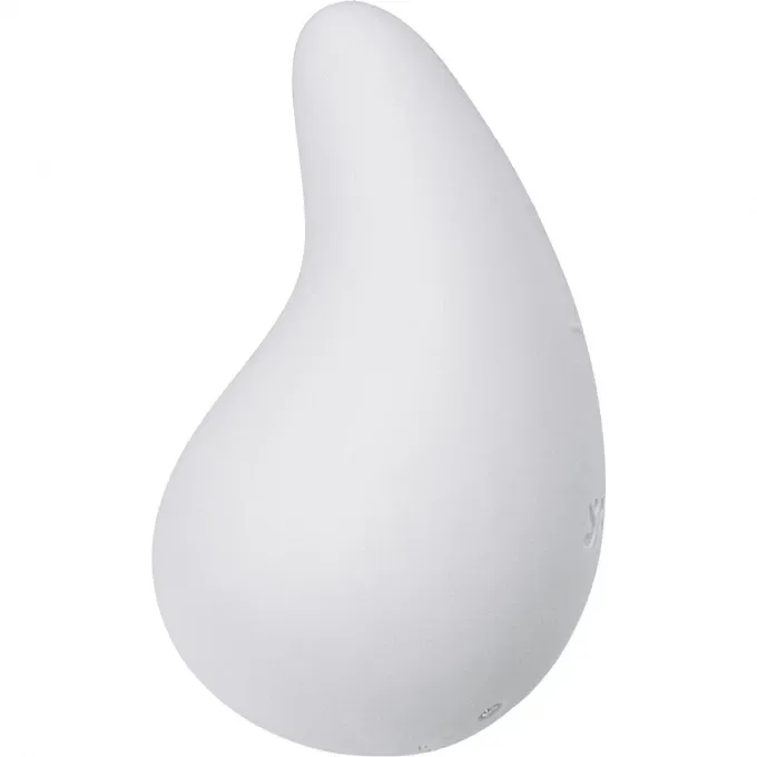 вибромассажер satisfyer dew drop, силикон, белый, 8,1 см в Севастополе