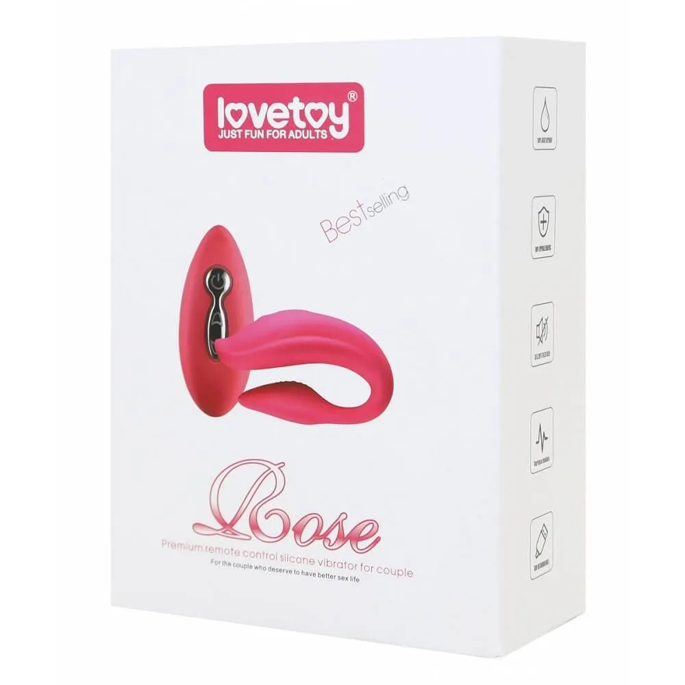 вибратор для пар lovetoy rose, розовый в Севастополе