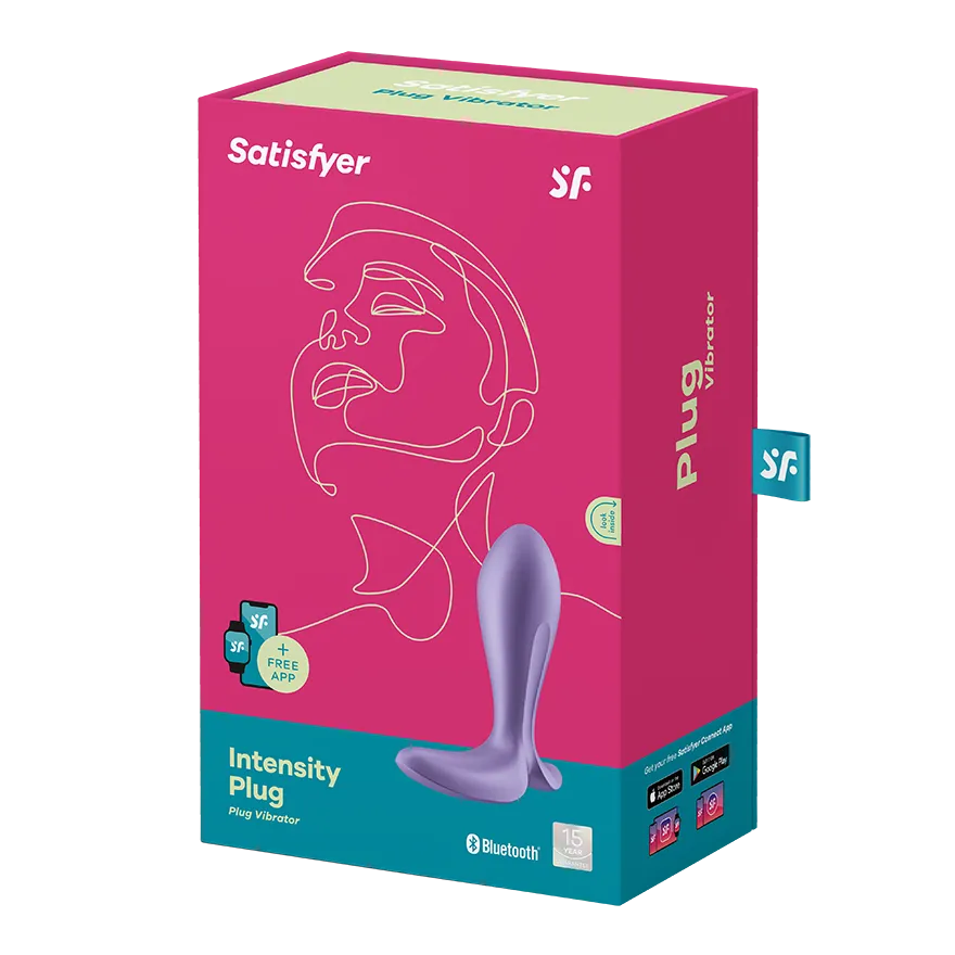 анальная пробка с вибрацией intensity plug purple 003337sa в Севастополе