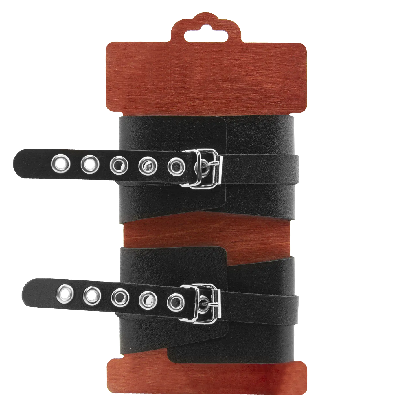 оковы pinkrabbit из черной кожи с красным декором в Севастополе