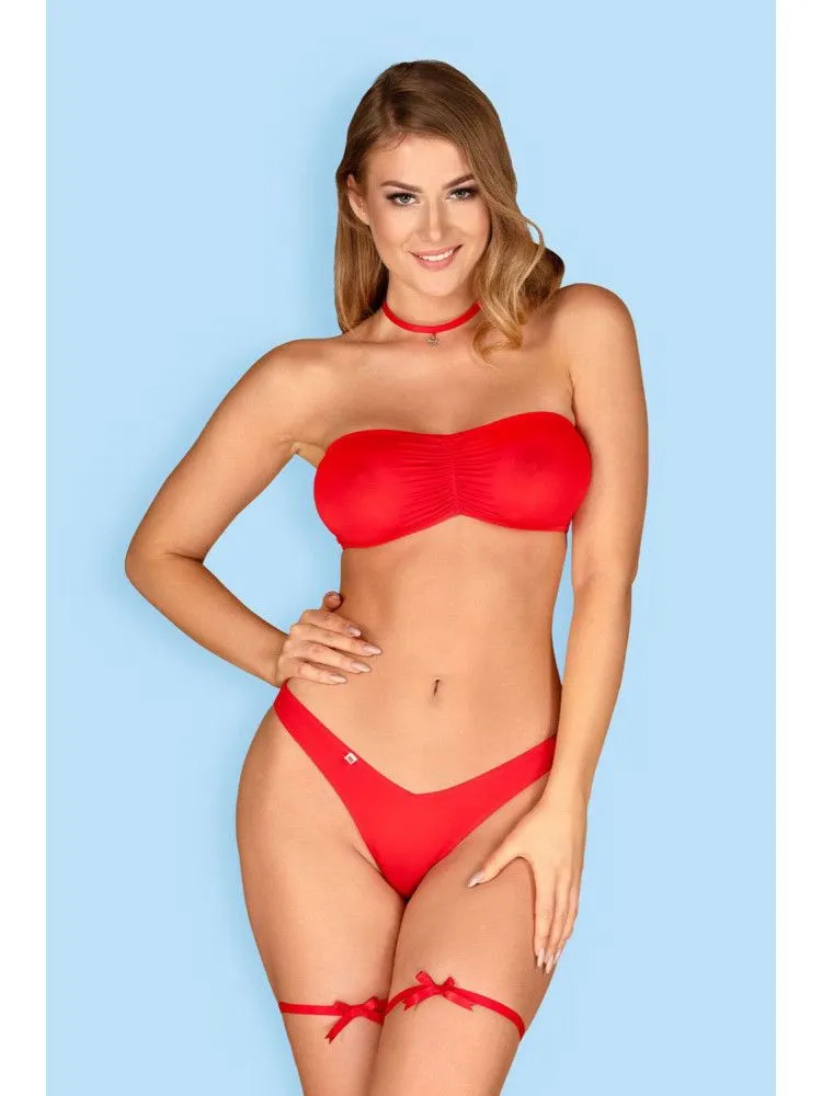 Эротическое кокетливый комплект нижнего белья kissmas в Севастополе