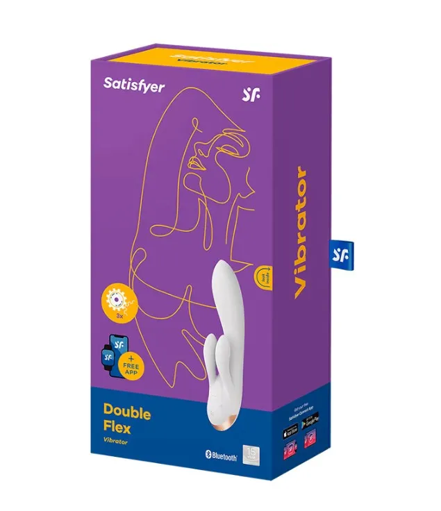 вибратор satisfyer double flex connect app white 002620sa в Севастополе