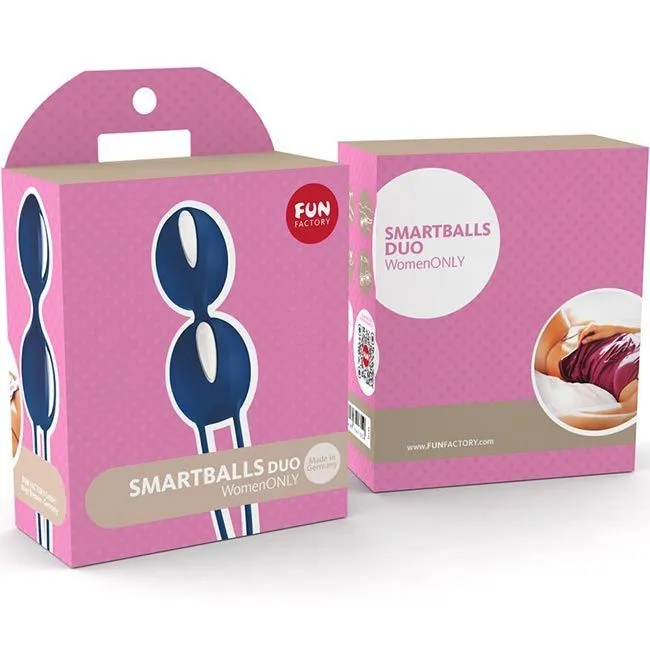 вагинальные шарики fun factory smartballs duo, синие в Севастополе