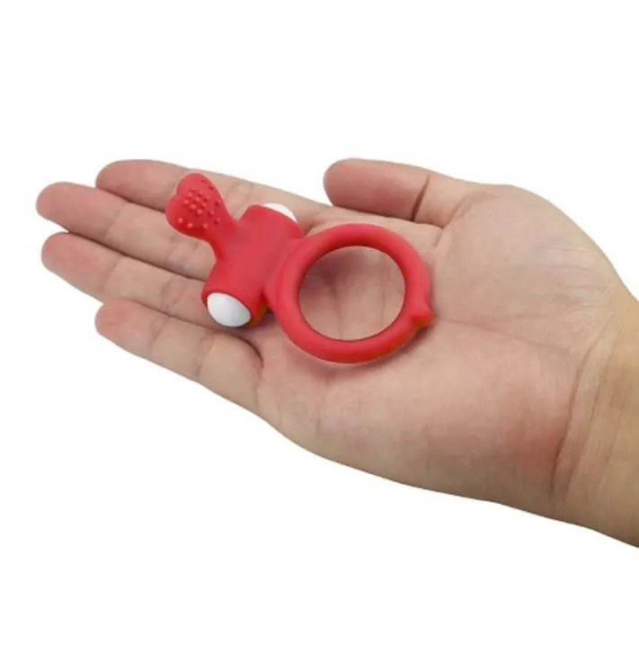 эрекционное виброкольцо lovetoy power heart, красное в Севастополе