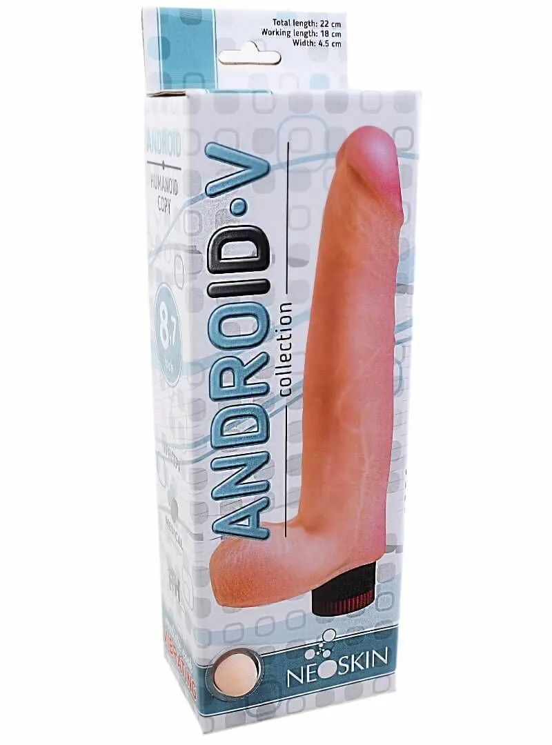 вибратор с мошонкой lovetoy android long, телесный в Севастополе