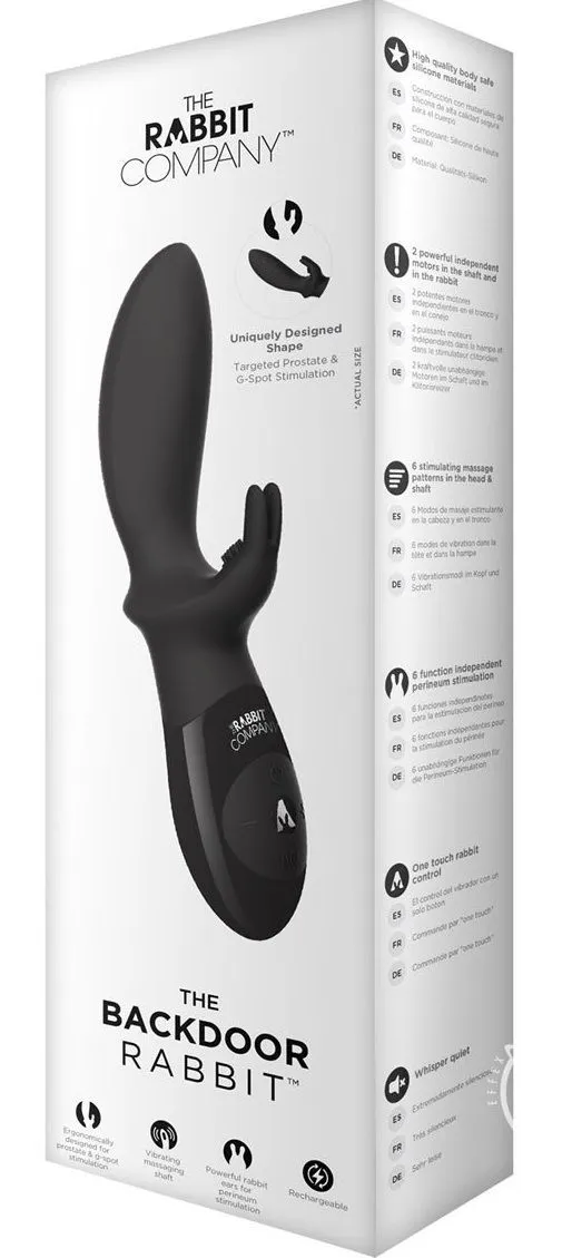 вибратор the rabbit company the backdoor rabbit, чёрный в Севастополе