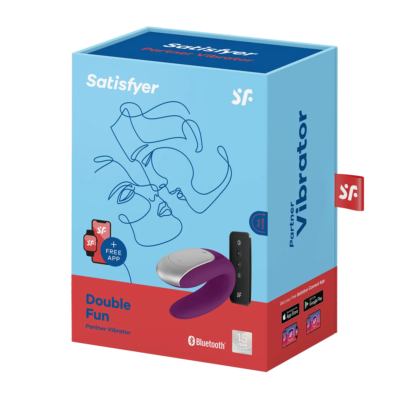 виброcтимулятор satisfyer double fun connect app violet 002460sa в Севастополе