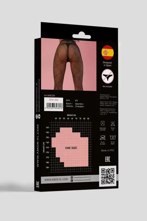 Эротическое колготы с рисунком amor el (s/l) в Севастополе