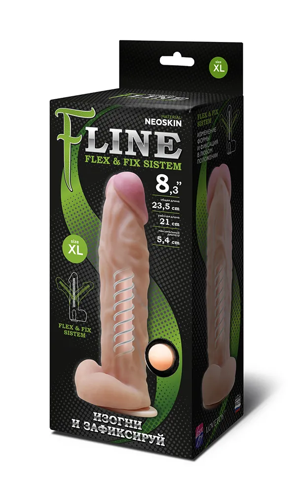 фаллоимитатор неоскин на присоске "f" line 585603ru в Севастополе