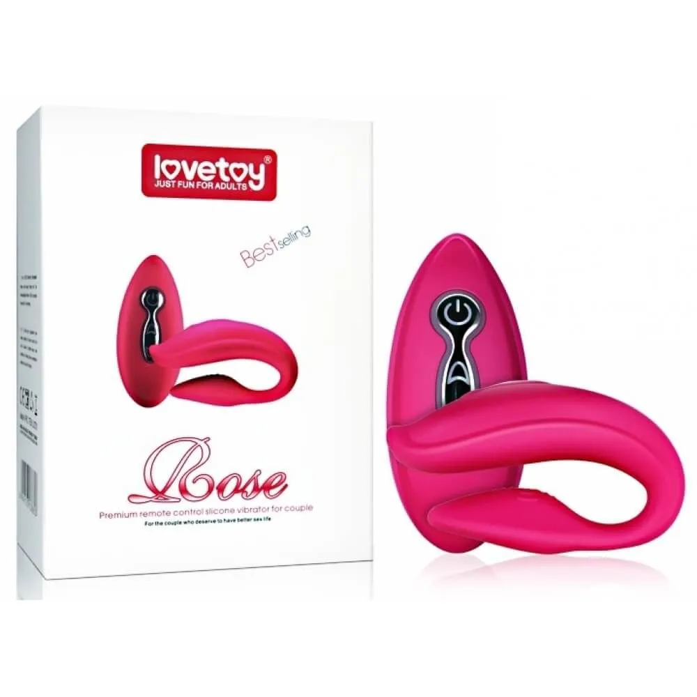 вибратор для пар lovetoy rose, розовый в Севастополе