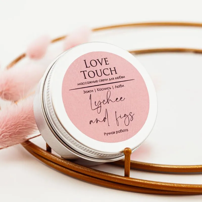 свеча массажная love touch личи и инжир, 50 мл в Севастополе
