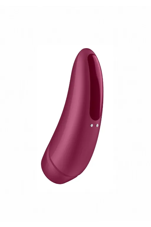 вакуумно-волновой стимулятор satisfyer curvy 1+ с возможностью управления через приложение - красный в Севастополе