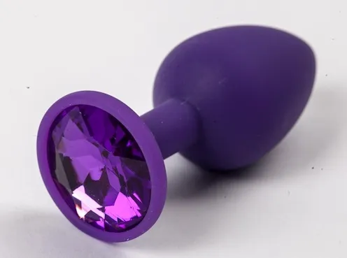 пробка силиконовая фиолетовая с фиолетовым стразом 7,1 х 2,8 см 47116-mm в Севастополе