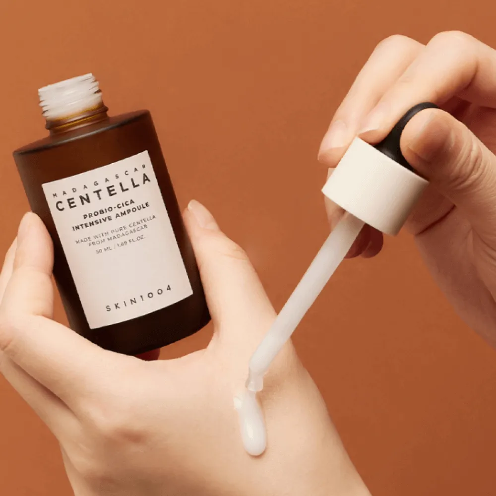 skin1004 madagascar centella probio-cica intensive ampoule, сыворотка с пробиотиками 50 мл в Севастополе