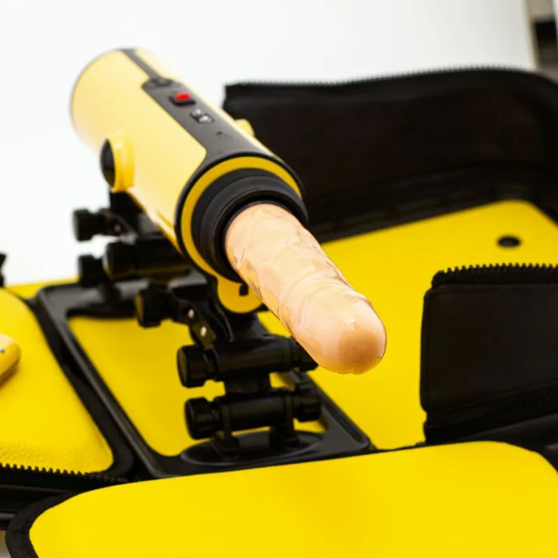 секс-машина в сумке pinkrabbit 310-x5, желтая в Севастополе