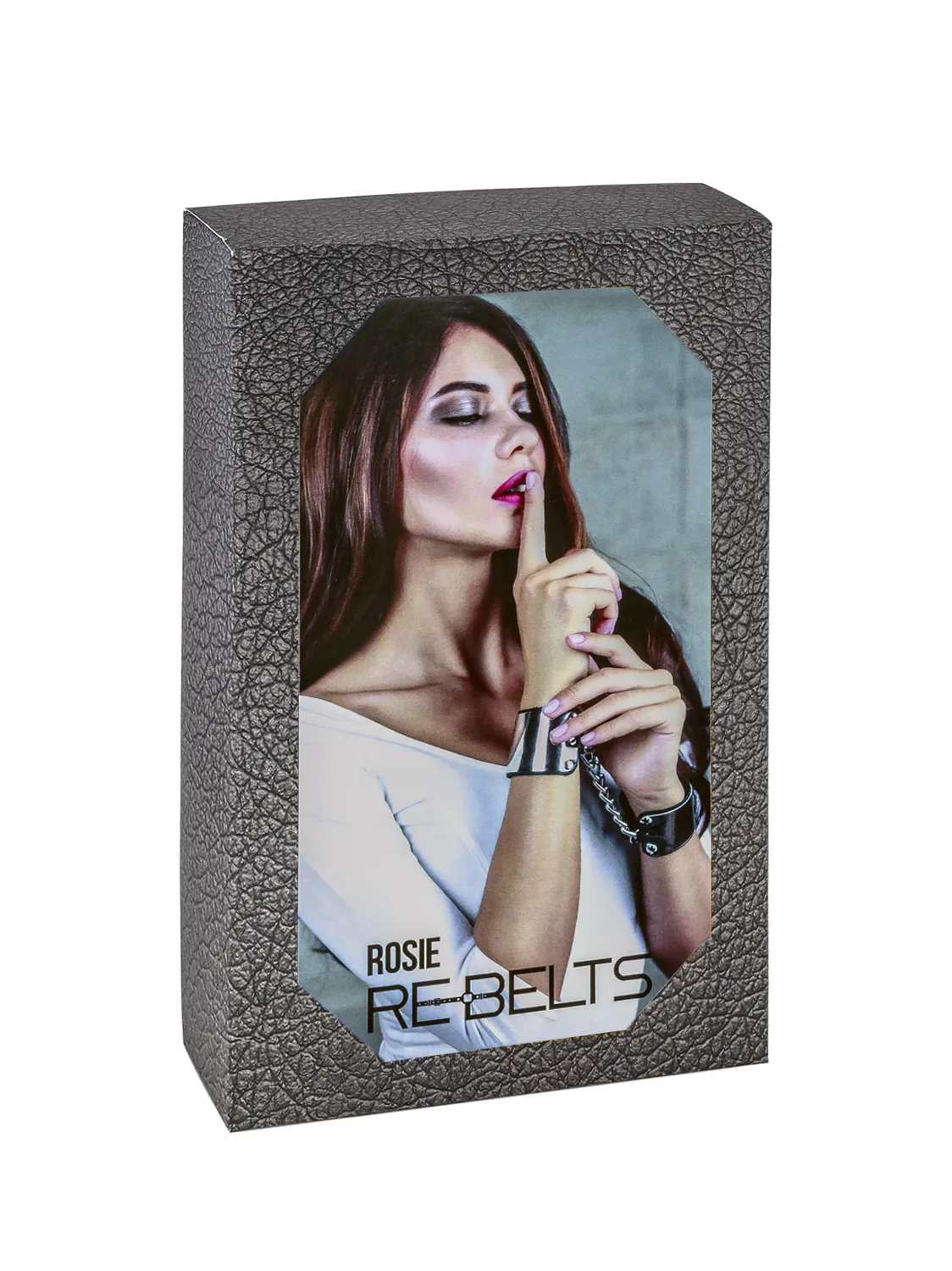 наручники черные с зеркальным элементом rosie black 7733rebelts в Севастополе
