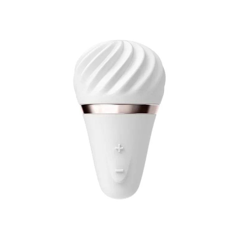 мини вибромассажер little wand - белый с серебряным в Севастополе