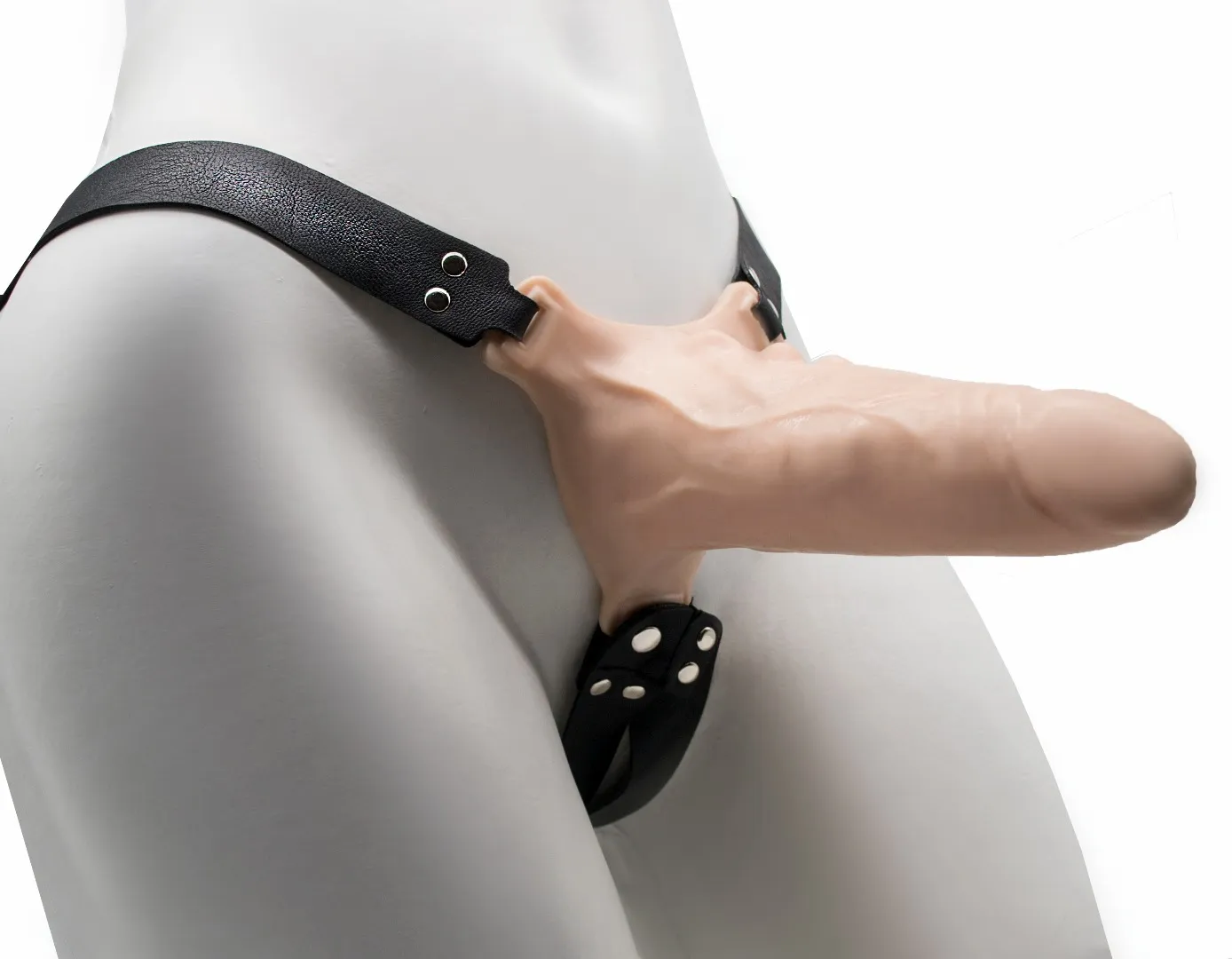 фаллоимитатор поясной пустотелый с бандажом 7403/3ru в Севастополе