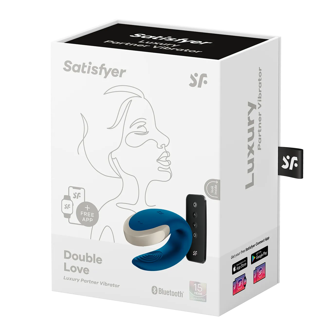 виброcтимулятор satisfyer double love connect app blue 002446sa в Севастополе