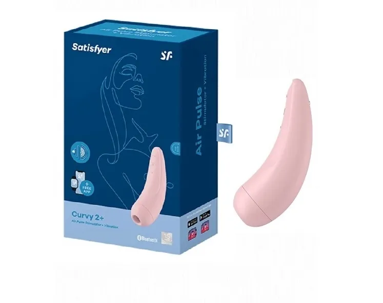 вакуумный массажер с вибрацией satisfyer curvy 2 plus pink 001852sa в Севастополе