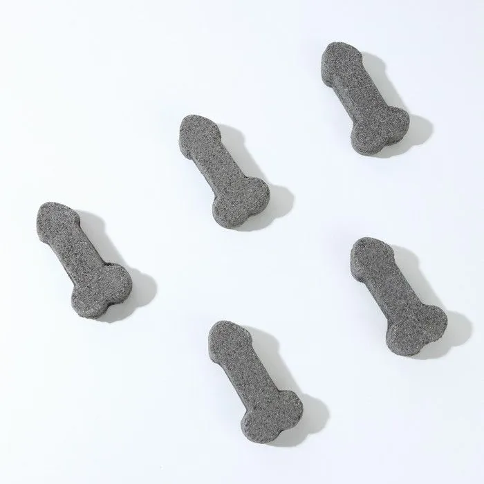 набор бомбочек для ванны в форме мужского достоинства «мелочь, а приятно!», 5 шт по 30 г, дыня в Севастополе