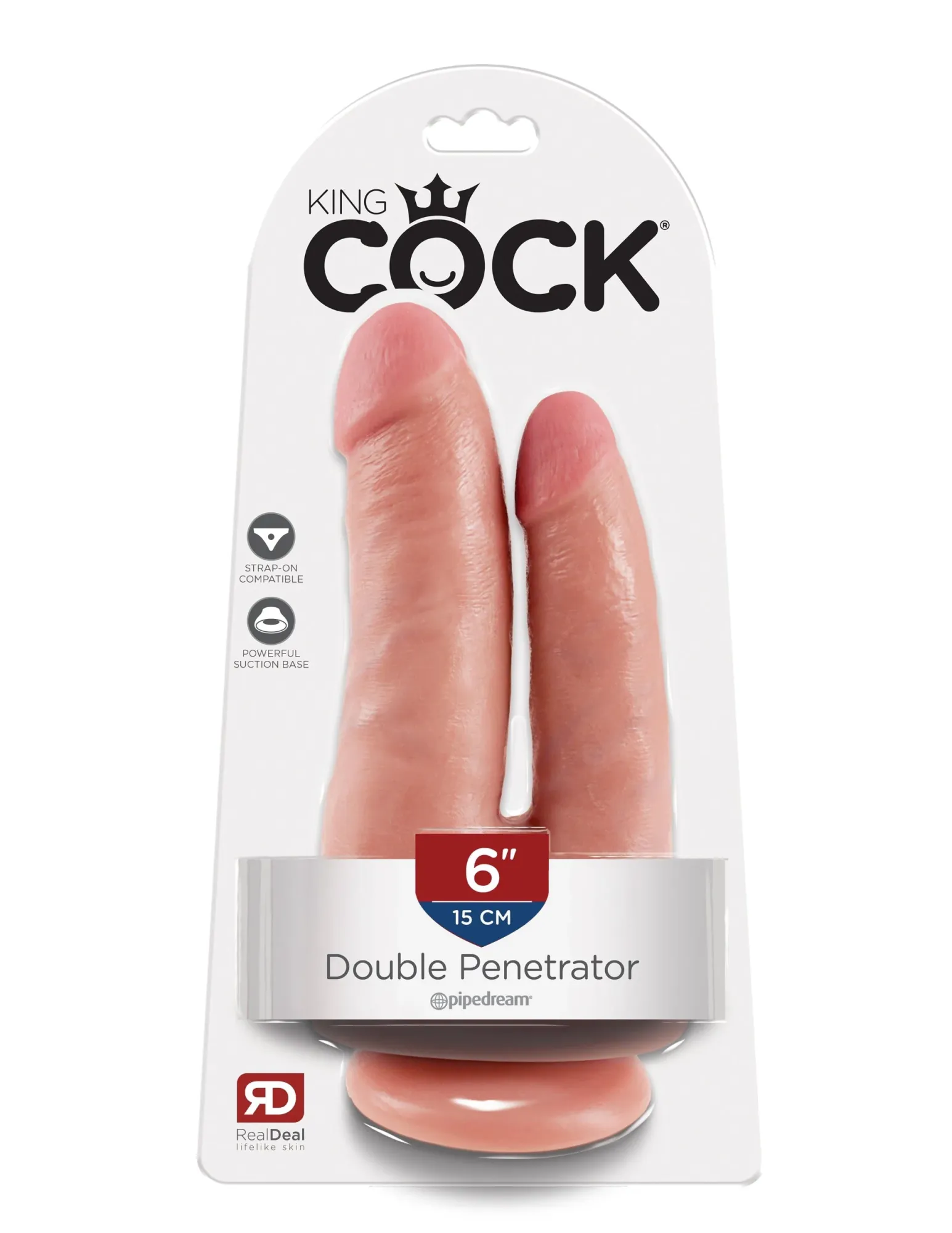 фаллоимитатор king cock double penetrator - flesh pipedream 551221pd в Севастополе
