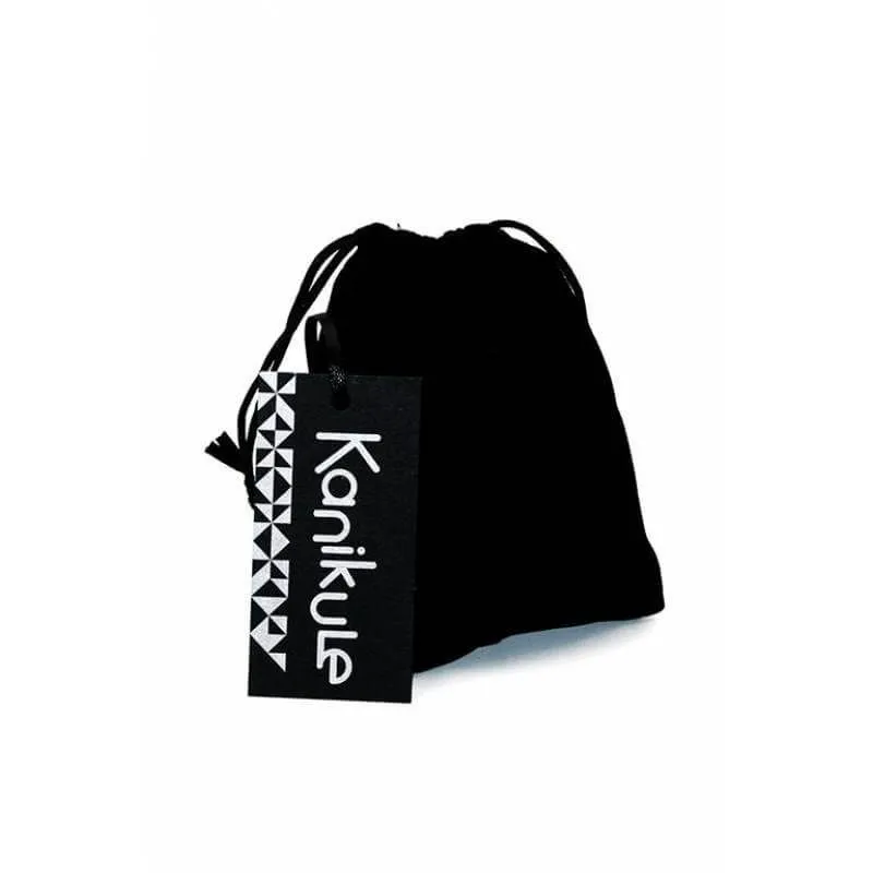 анальная пробка kanikule чёрная, силиконовая, с кристаллом в форме сердца, medium в Севастополе