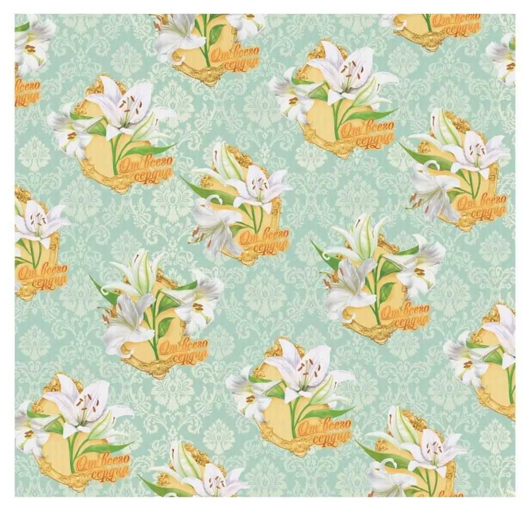 набор для упаковки подарка сима ленд нежная лилия, с аромабумагой в Севастополе