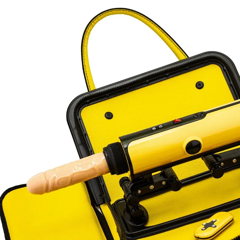 секс-машина в сумке pinkrabbit 310-x5, желтая в Севастополе