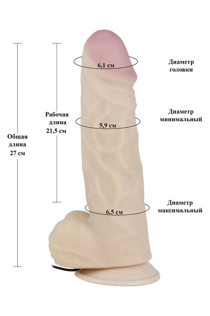 вибромассажер гигант  с выносным блоком 719121ru в Севастополе