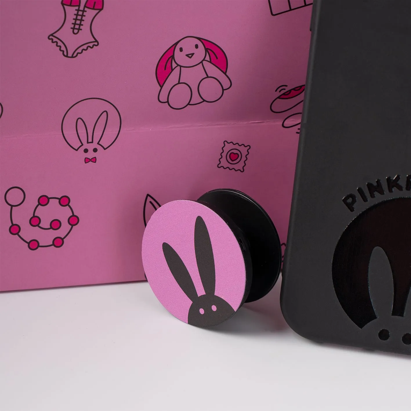 попсокет pinkrabbit с логотипом рк в Севастополе