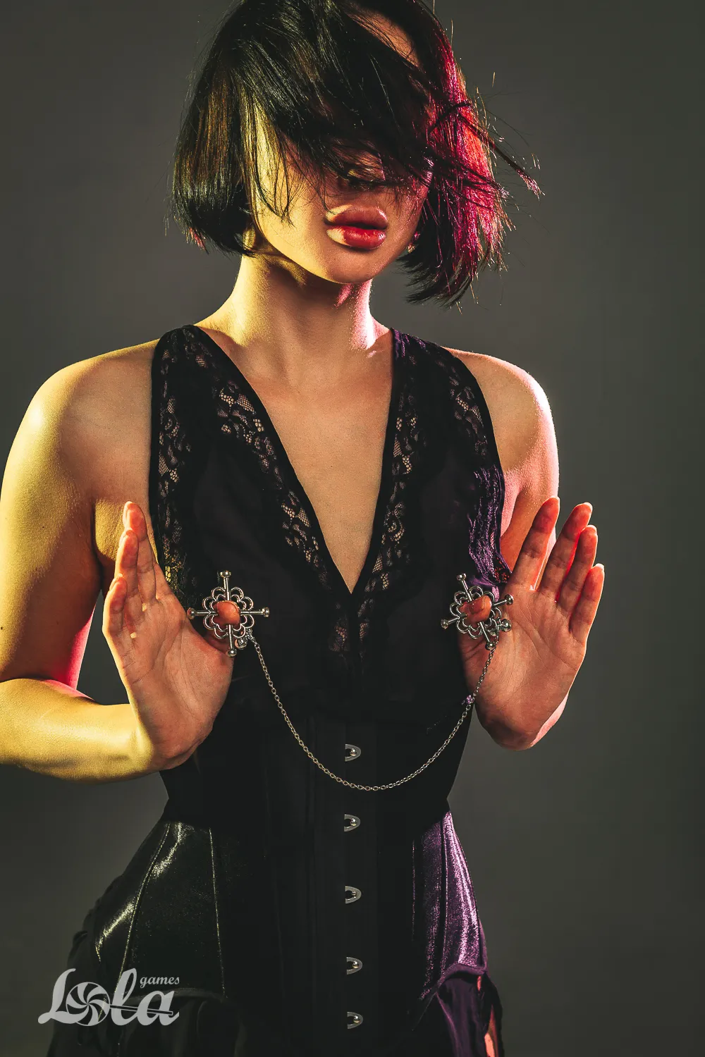 зажимы на cоски party hard dare you 1164-01lola в Севастополе