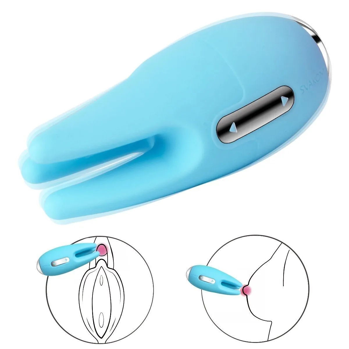 универсальный массажер svakom cookie, голубой в Севастополе