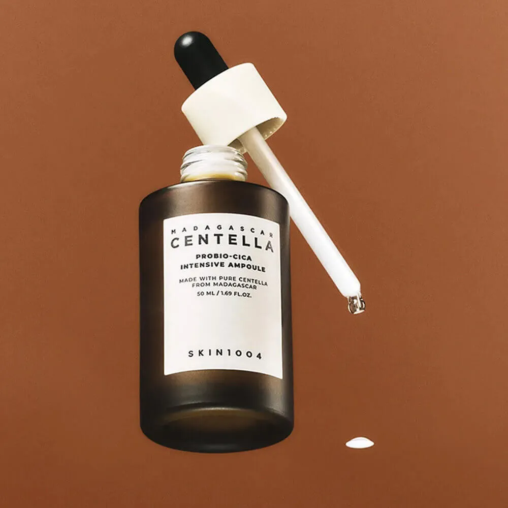skin1004 madagascar centella probio-cica intensive ampoule, сыворотка с пробиотиками 50 мл в Севастополе
