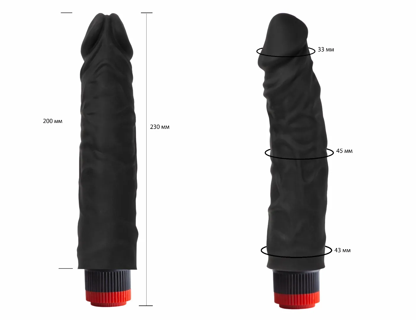 вибромассажер черный в ламинате 410500ru в Севастополе