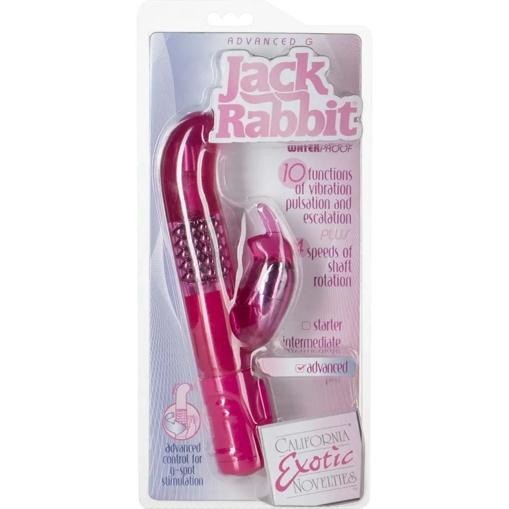 вибратор california exotic novelties advanced g jack rabbit, розовый в Севастополе