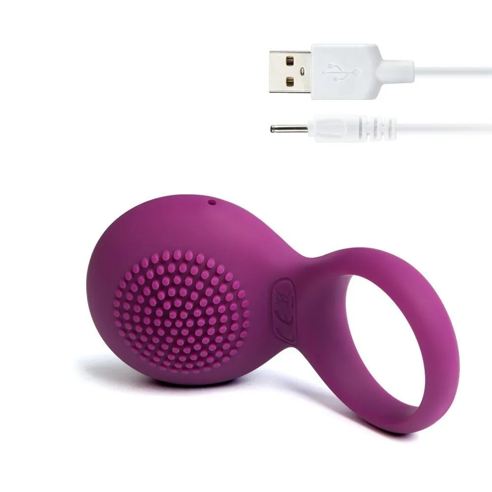 виброкольцо со стимулятором svakom tyler, фиолетовое в Севастополе