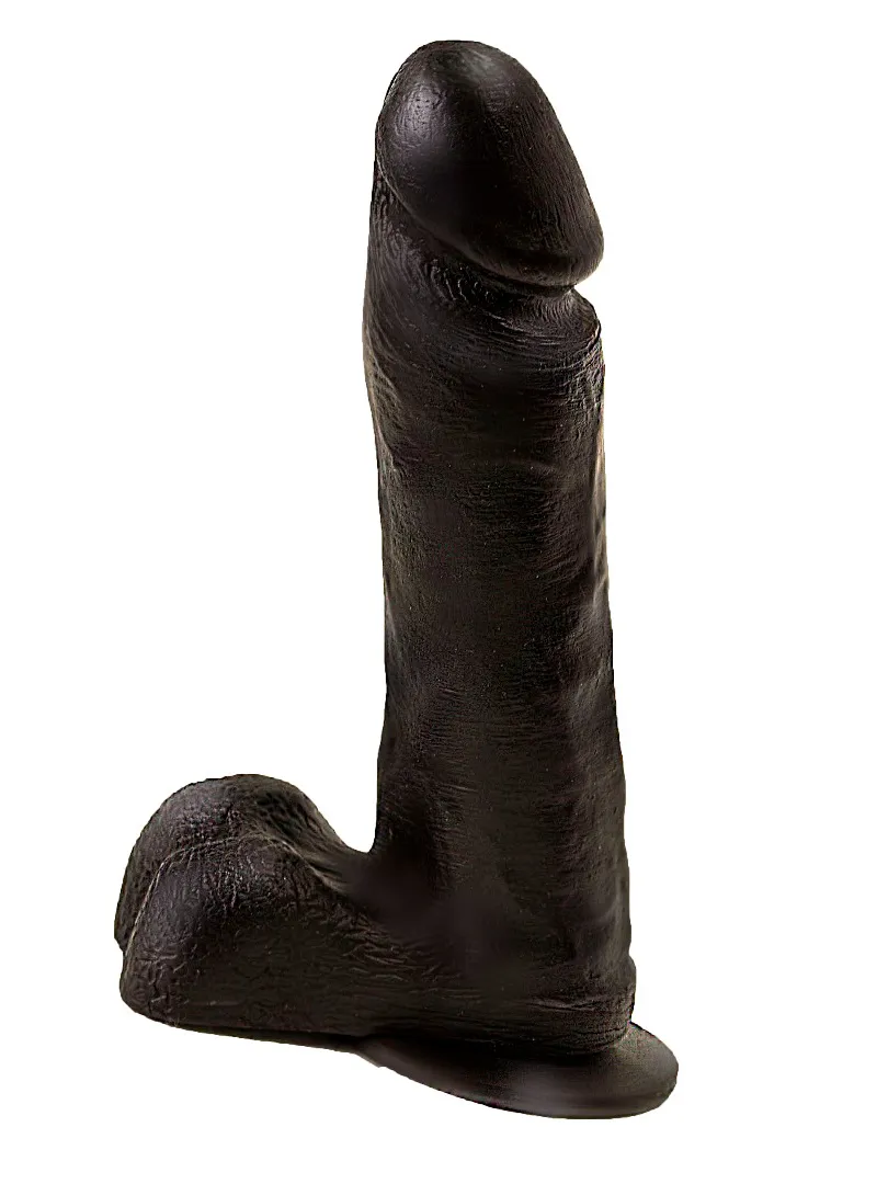 фаллоимитатор на присоске черный 401500ru в Севастополе