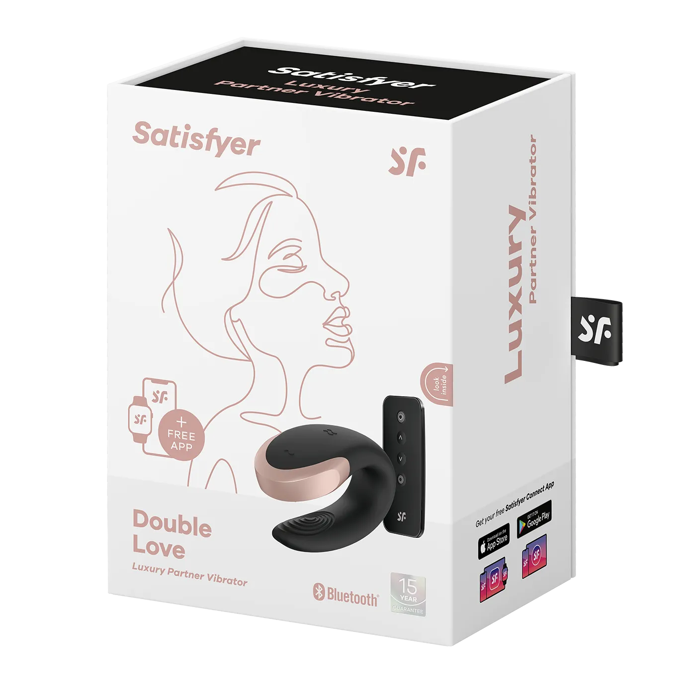 вибратор для пар satisfyer double love, белый в Севастополе
