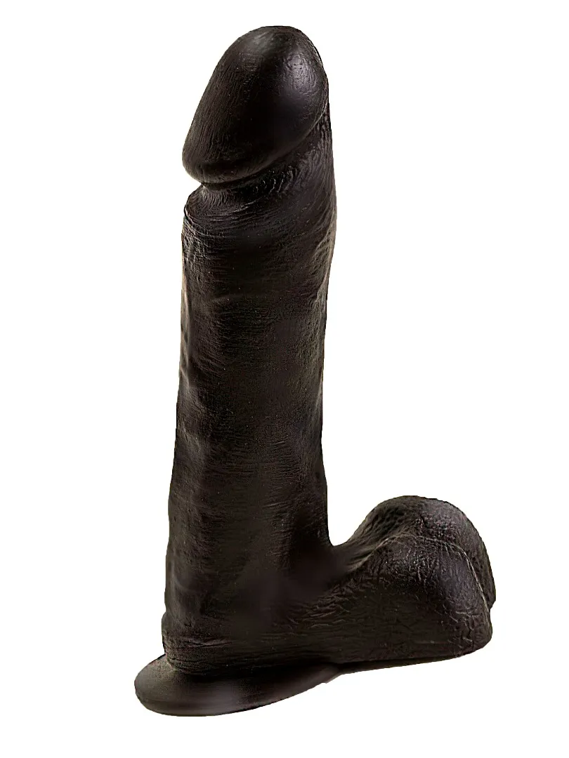 фаллоимитатор на присоске черный 401500ru в Севастополе