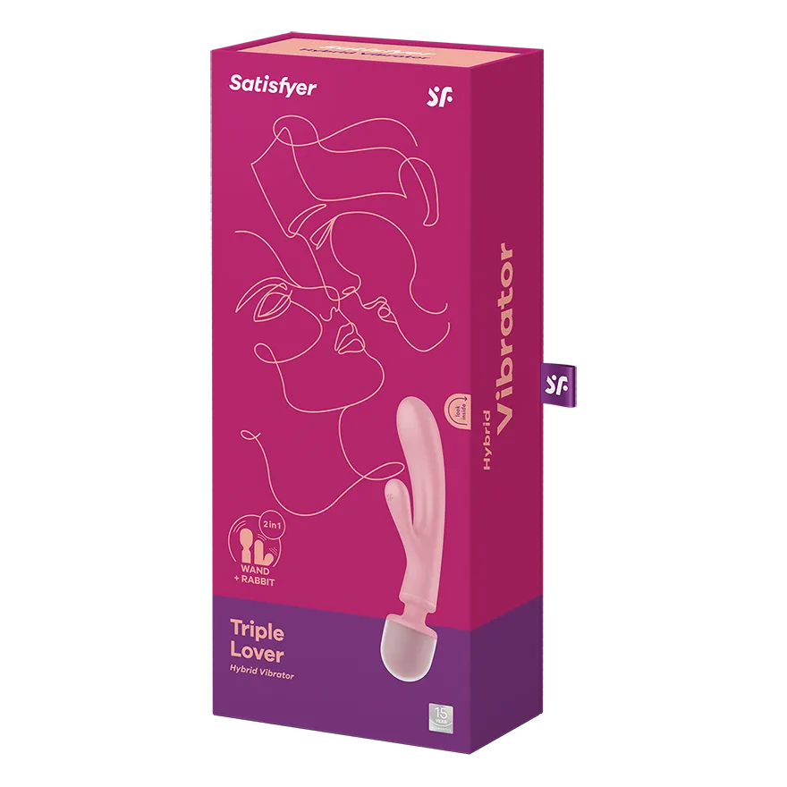 вибратор 2 в 1 satisfyer triple lover pink 018218sa в Севастополе