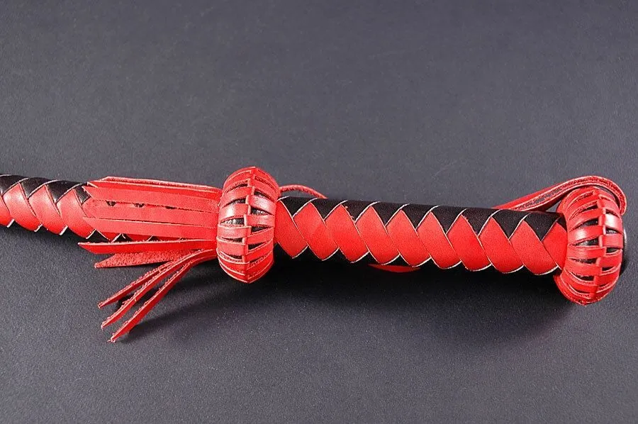 кнут "поддай жару", чёрно-красный, 75 см в Севастополе