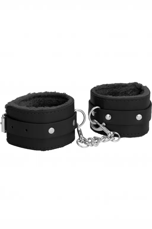 наручники (оковы, фиксаторы) plush leather hand cuffs в Севастополе