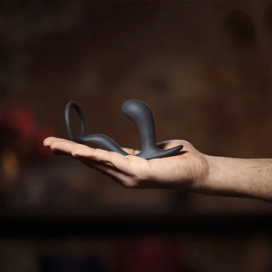 кольцо эрекционное с пробкой fun factory bootie ring, чёрное в Севастополе