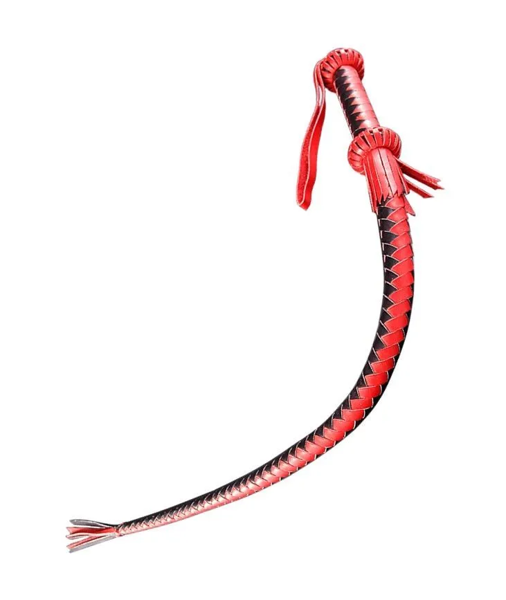 кнут "поддай жару", чёрно-красный, 75 см в Севастополе