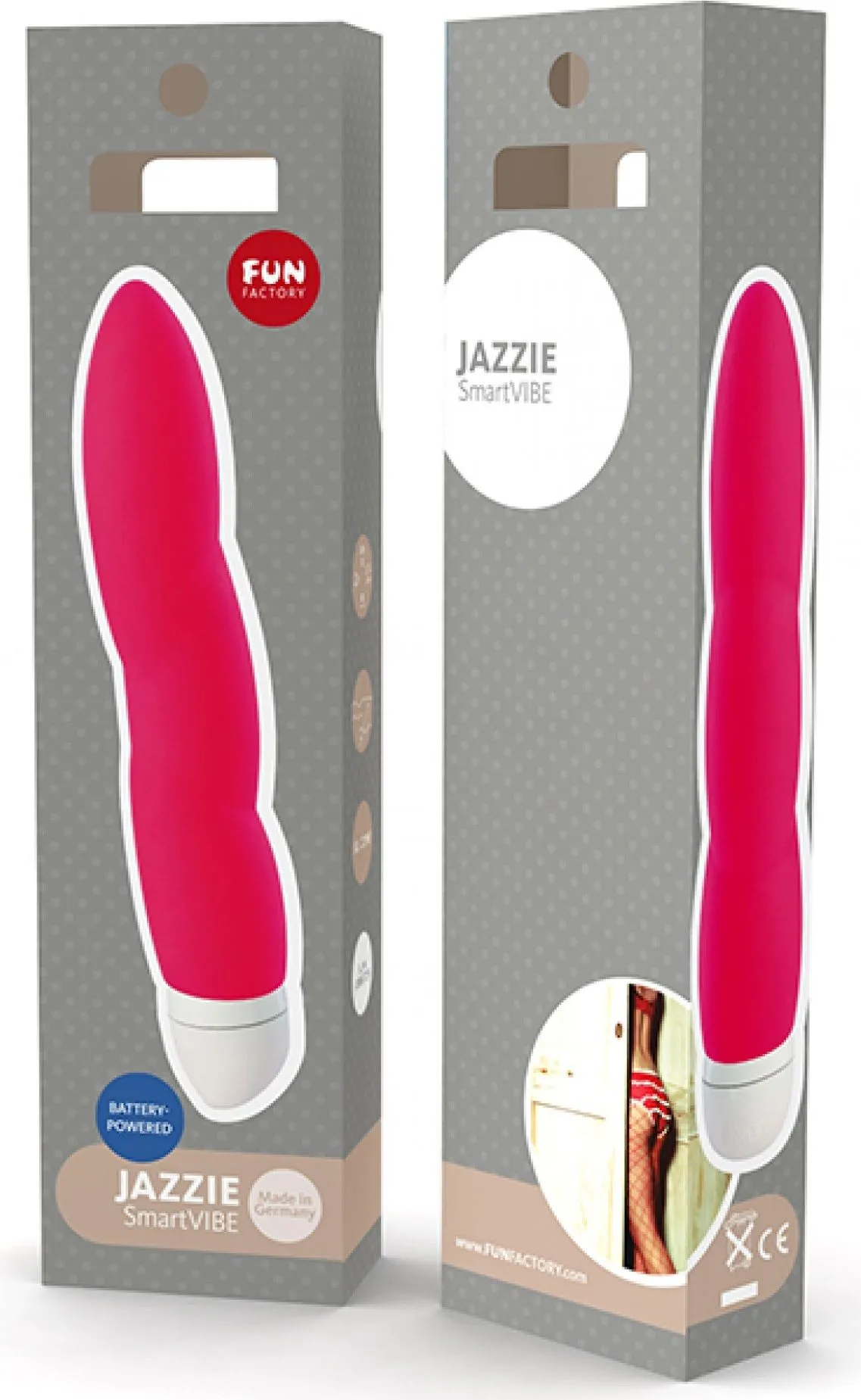 вибратор fun factory jazzie, розовый в Севастополе